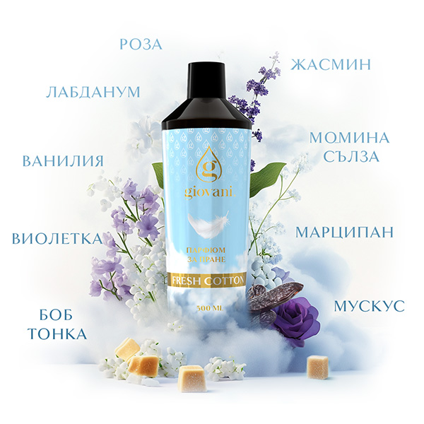 Съставки Fresh Cotton парфюми за дрехи