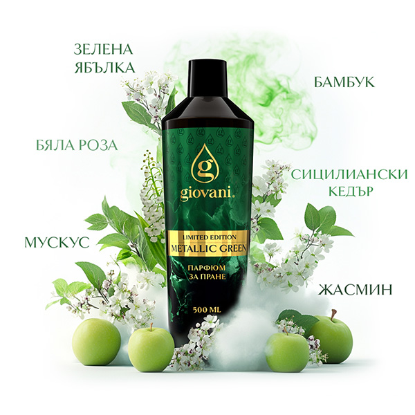 Съставки Metallic Green парфюми за дрехи