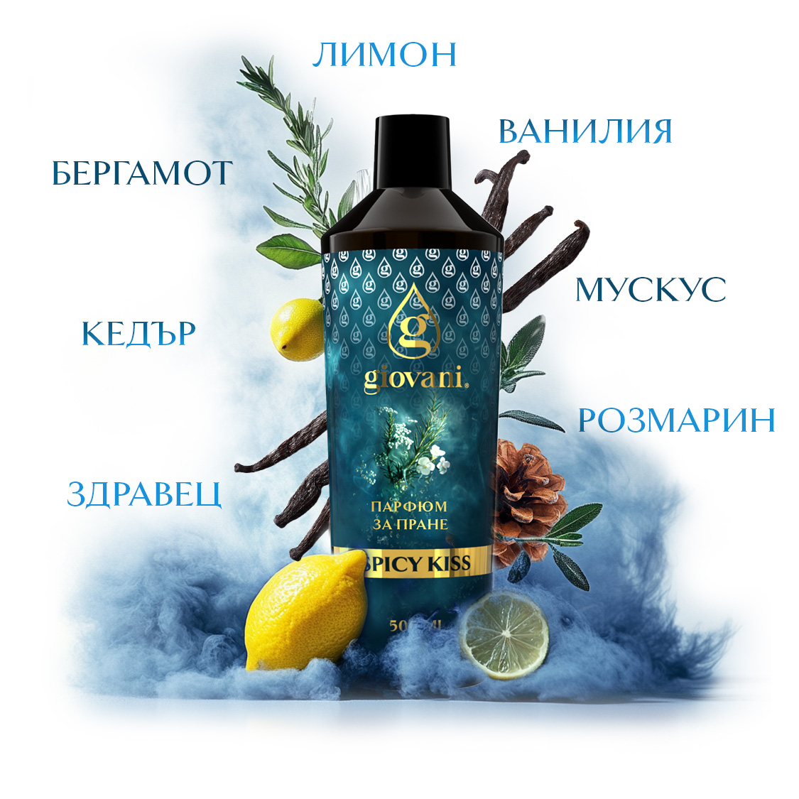 Съставки Spicy Kiss парфюми за дрехи
