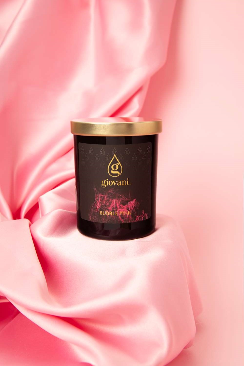 Дизайнерска свещ BUBBLE PINK с парфюмен аромат