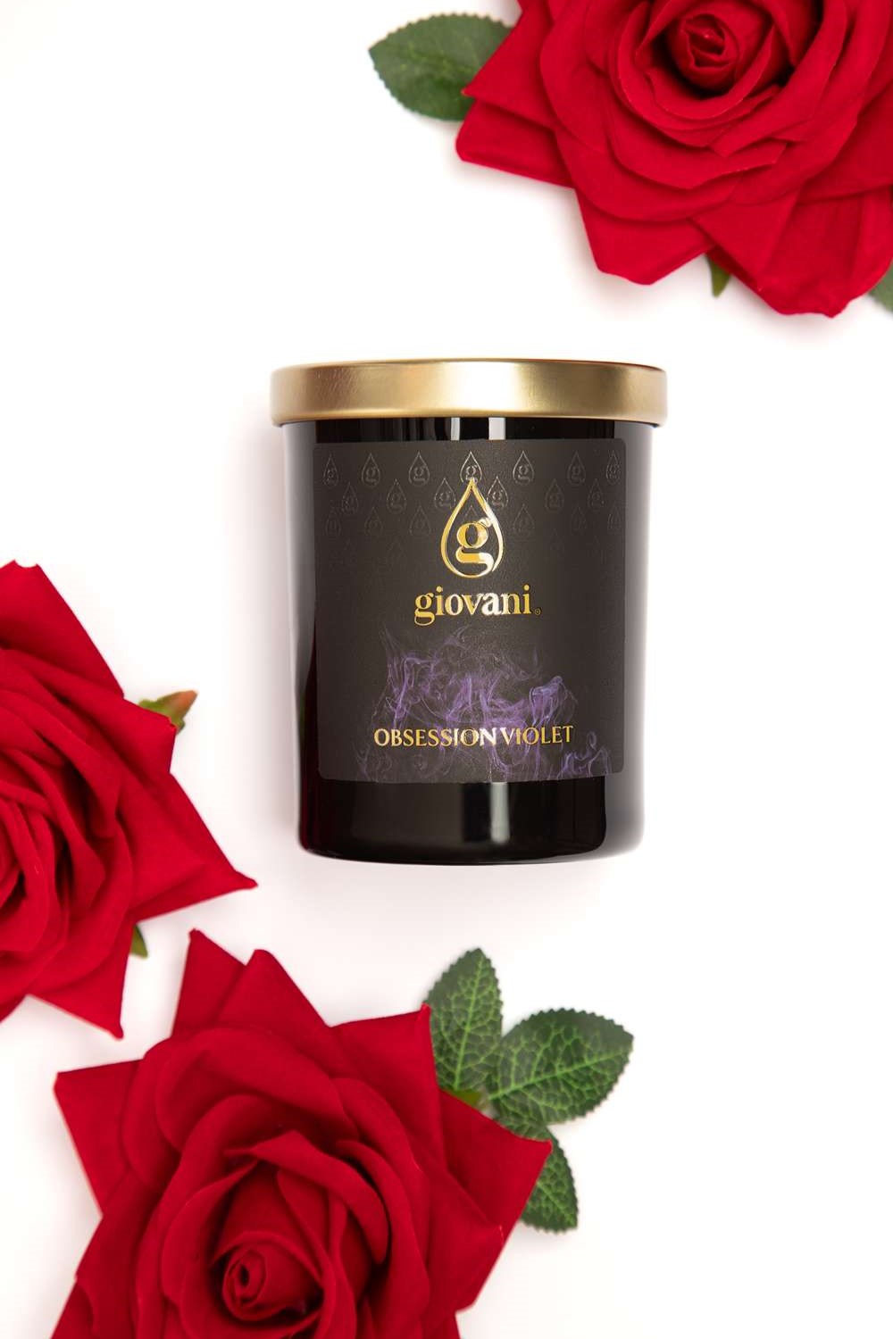 Веган ароматна свещ OBSESSION VIOLET
