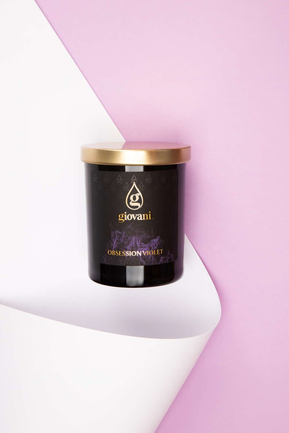 Дизайнерска свещ Giovani OBSESSION VIOLET с парфюмно вдъхновение