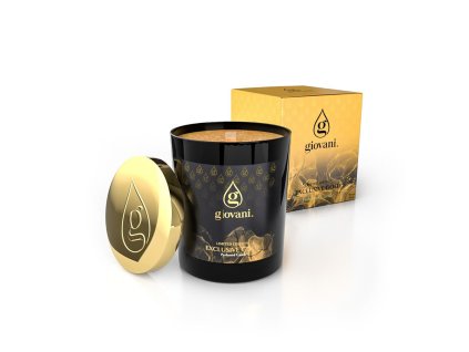 Дизайнерска ароматна свещ Giovani EXCLUSIVE GOLD за дома