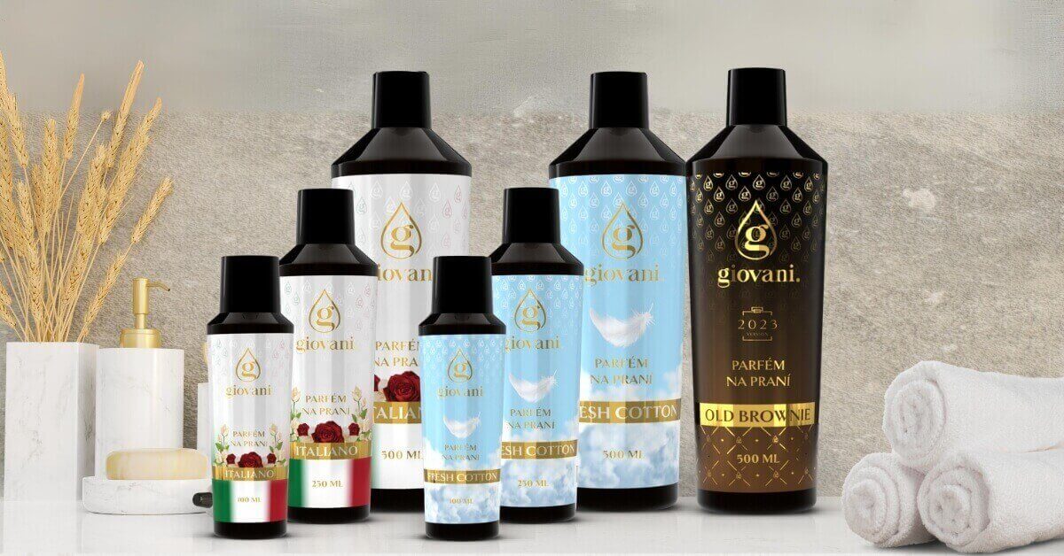 Změňte svou rutinu: Nové vůně parfémů na praní od Giovani