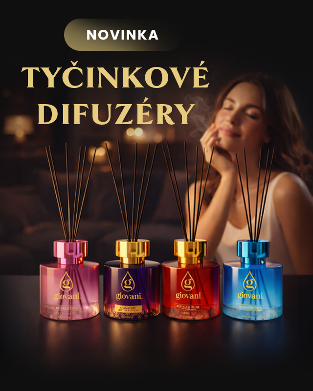 Tyčinkové difuzéry Giovani
