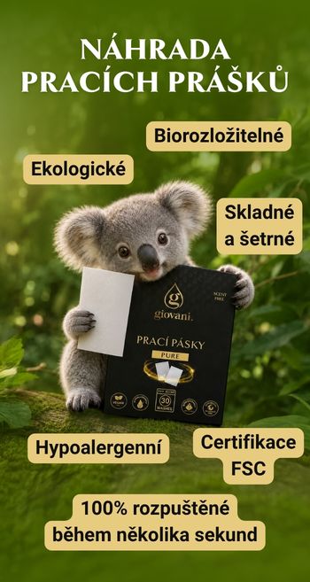 Prací pásky jako ekologická náhrada prášku