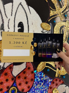 Dárkový poukaz 1200 kč