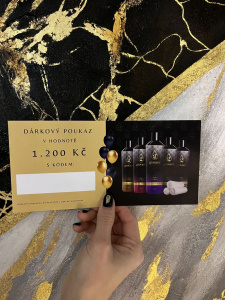 Dárkový poukaz suma 1200 kč