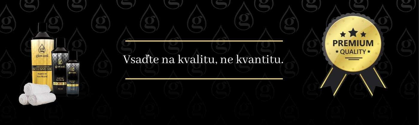kvalitné parfémy na praní Giovani