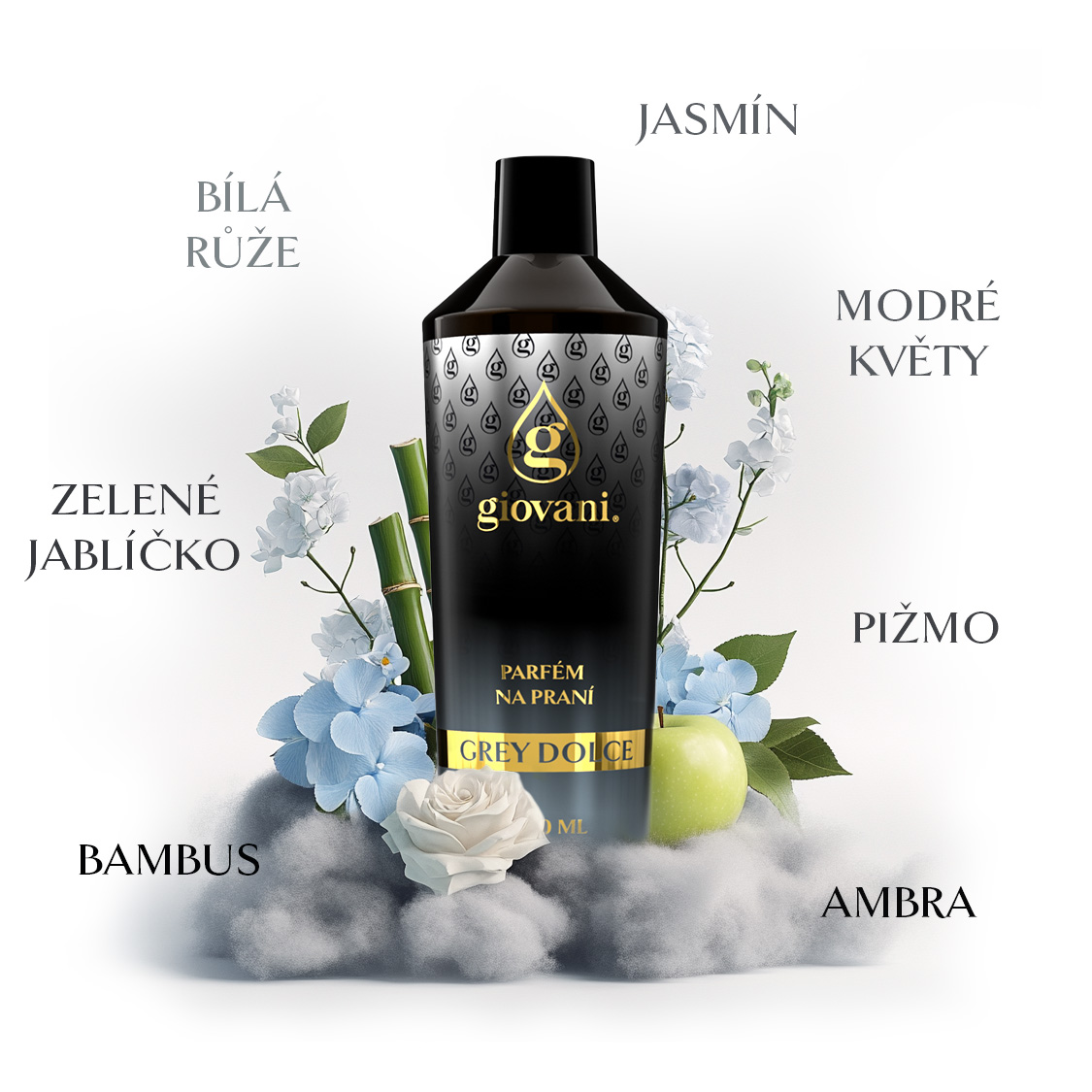 vůně parfemu na praní GREY DOLCE