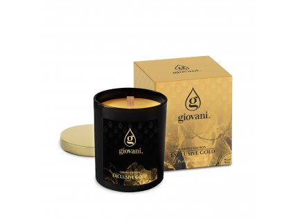 Parfémovaná svíčka EXCLUSIVE GOLD - zlatá edice