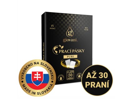 Prací pásky Giovani PURE - 30 praní