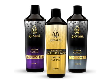 Výhodný balíček vůní na praní Giovani GOLD TOUCH 500 ml