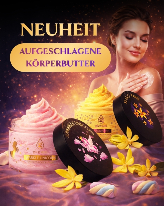 Aufgeschlagene Körperbutter