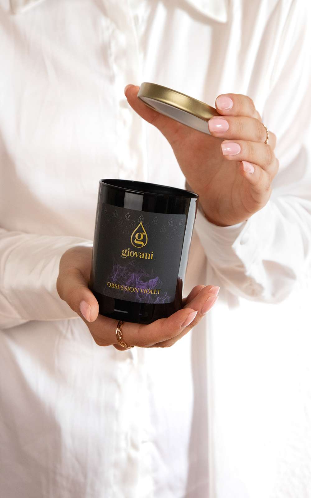 Giovani Vegane Duftkerze Obsession Violet
