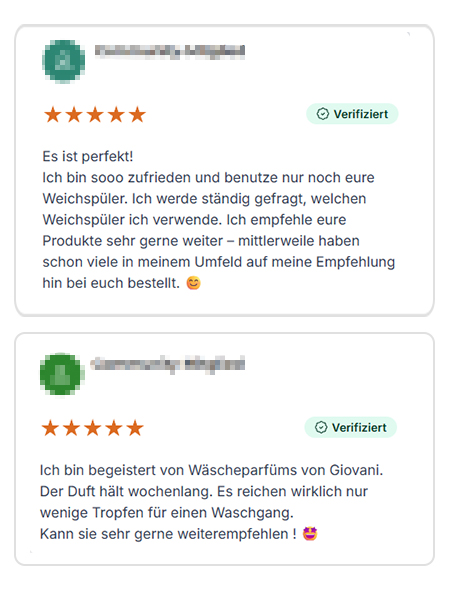 Giovani Kundenbewertung 10