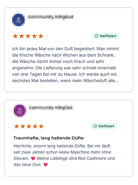 Giovani Kundenbewertung 3