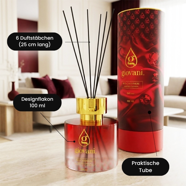 Duftstäbchen für Zuhause RED CASHMERE