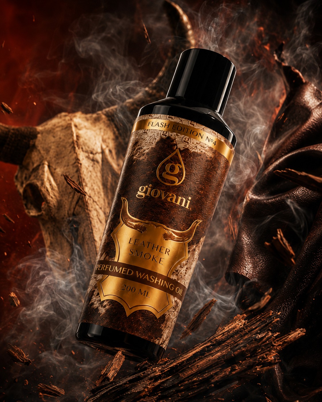 Der duftintensivste Weichspüler-Ersatz LEATHER SMOKE