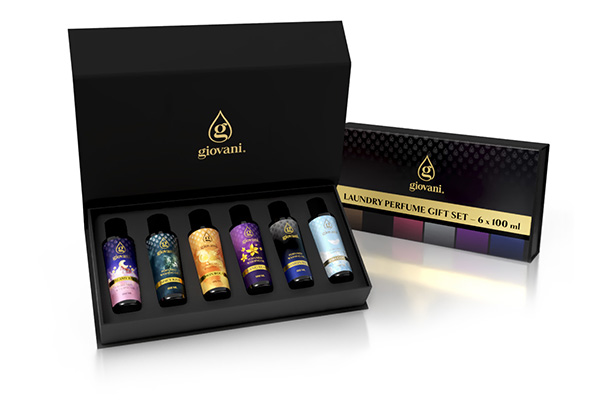 Geschenkset mit 6 Giovani Wäscheparfums