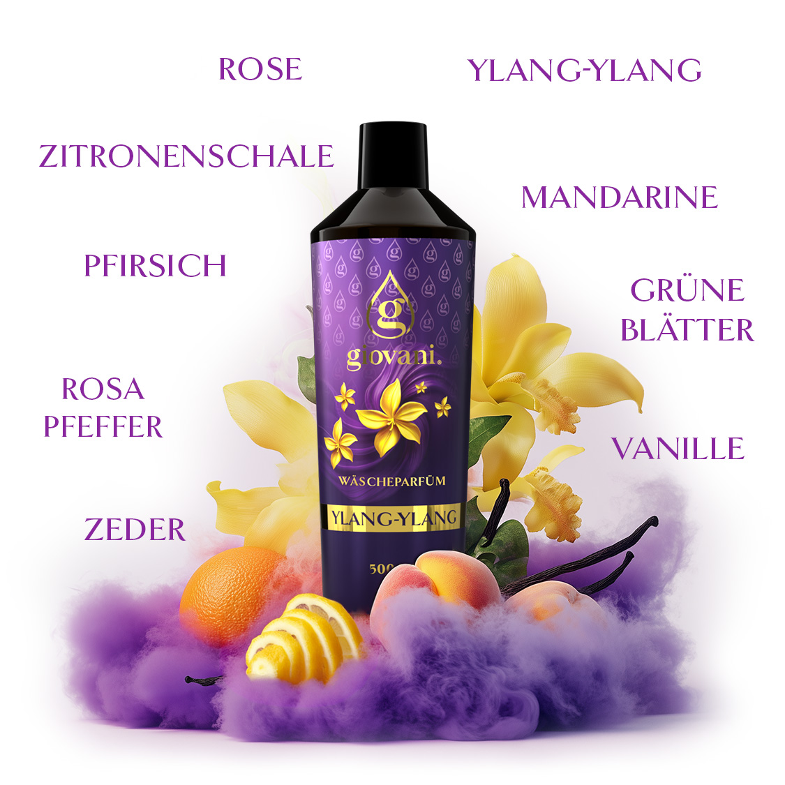 Inhaltsstoffe von Giovani YLANG-YLANG