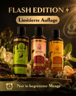 🎉 EIN BRANDNEUES KONZEPT IST DA – FLASH EDITION! ⚡ 3 komplett neue Wäscheparfums in 200-ml-Flaschen – nur für kurze Zeit...