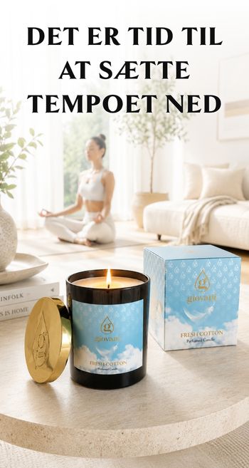 Giovani duftlys til afslapning og hjemlig hygge