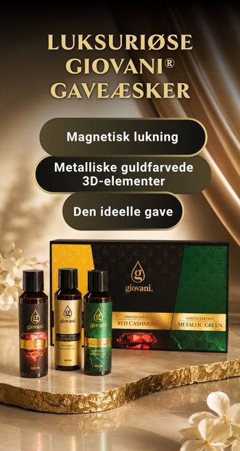 Luksus gaveæsker med Giovani vaskeduft