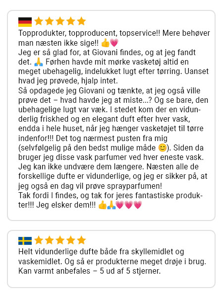 Giovani kundeanmeldelse 2