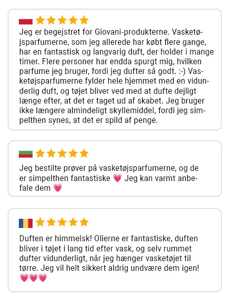 Giovani kundeanmeldelse 8