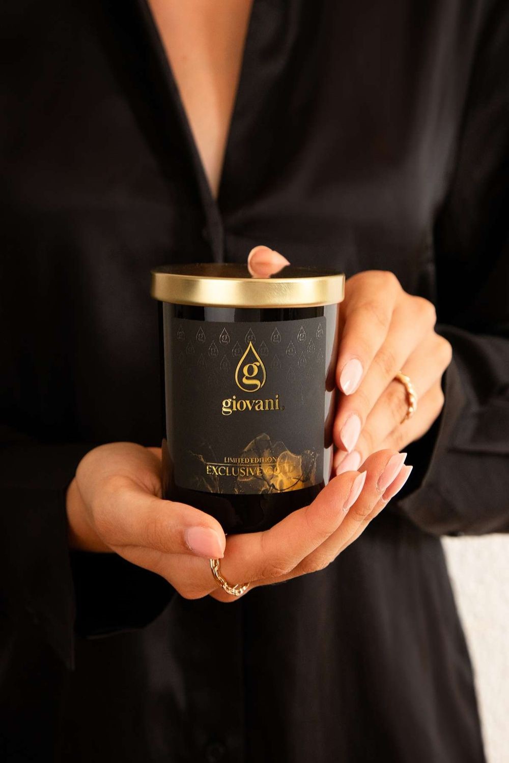 Duftlys med parfume EXCLUSIVE GOLD