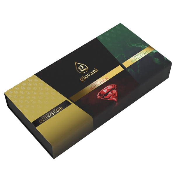 Giovani tre limited edition vaskemiddelparfumer i en gaveæske