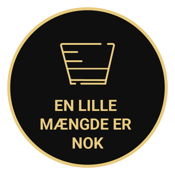 Kun en lille dosis nødvendig