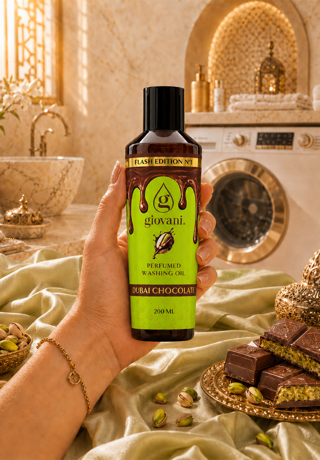 Giovani DUBAI CHOCOLATE duft til vaskemaskine