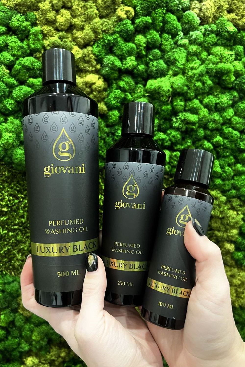 Giovani LUXURY BLACK duft til vaskemaskine