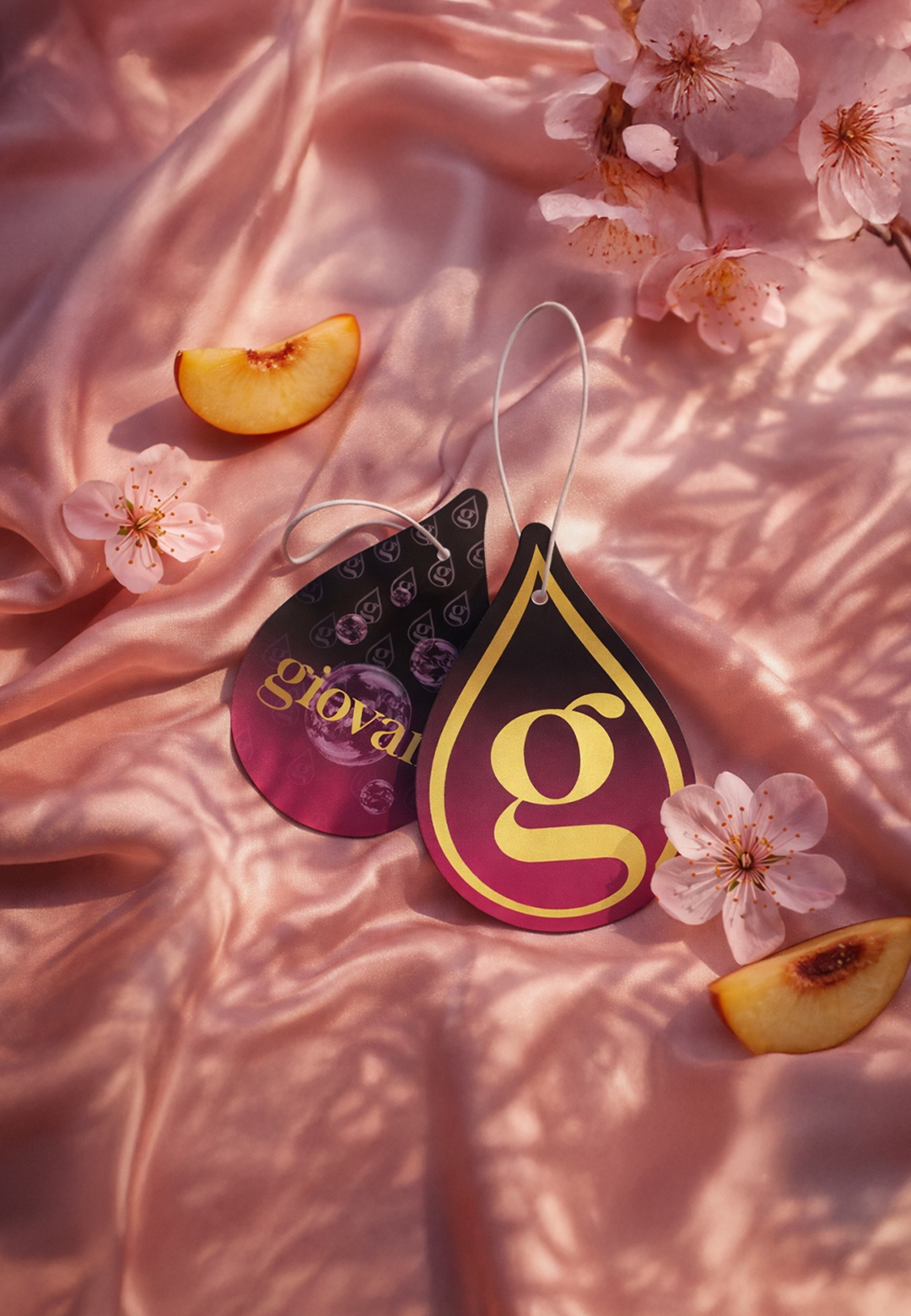 Aromatisk duftophæng BUBBLE PINK fra Giovani