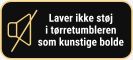 Forårsager ikke støj i tørretumbleren