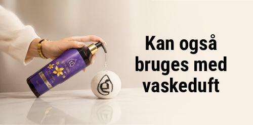 Kan bruges sammen med vaskeduft