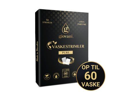 Giovani PURE Vaskestrimler – 60 vaske