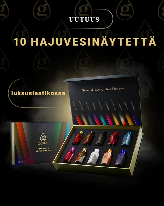 Giovani minihajuvesien lahjasetti
