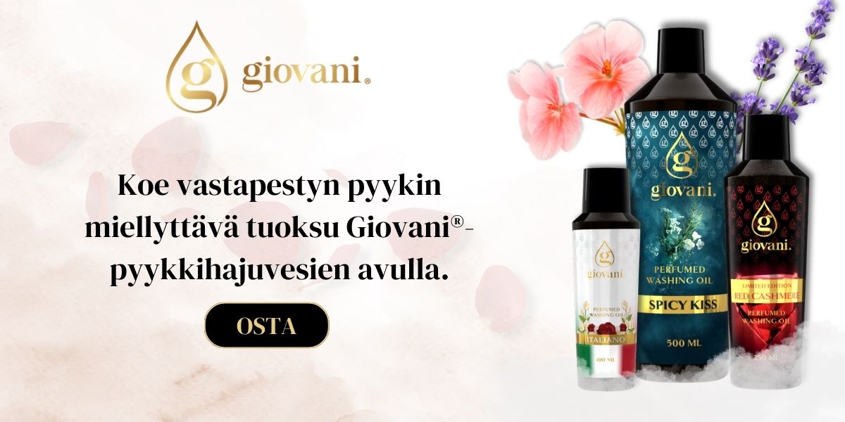 Raikas tuoksu säännöllisen hoidon ansiosta