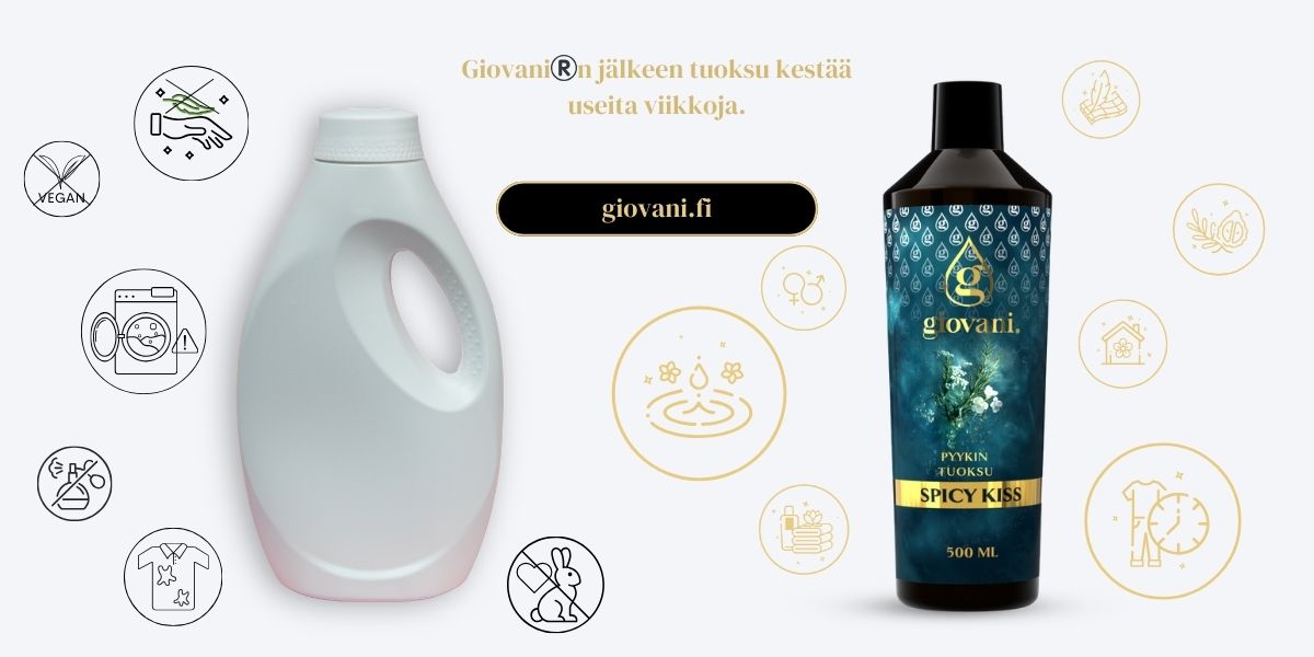 Huuhteluaine vs. pyykkihajuvesi