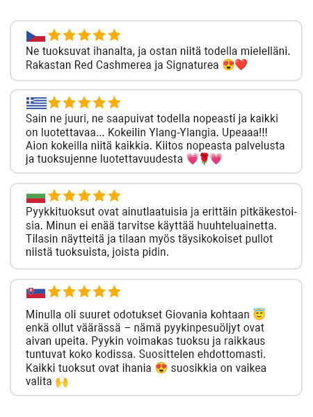 Giovani-asiakasarvostelu 6