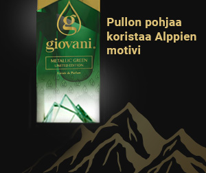 Suunnittelijan pullo METALLIC GREEN