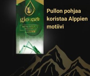 Suunnittelijan pullo METALLIC GREEN