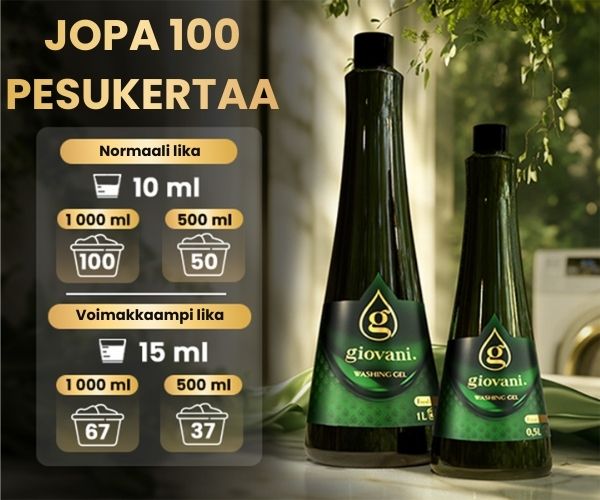 Giovani tuoksuva pyykinpesugeeli FRESH