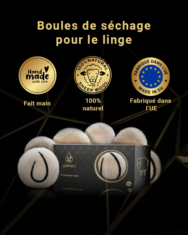 Boules de laine pour le sèche-linge