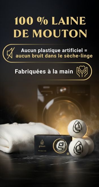 Balles de séchage en laine 100% mouton