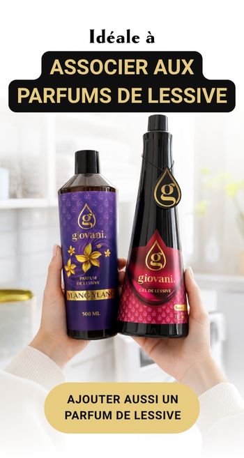Combinaison de gel de lessive et parfum de lessive