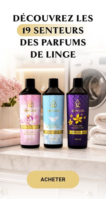 Découvrez tous les parfums de lessive Giovani